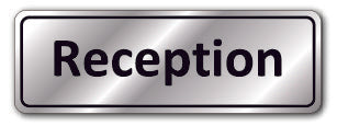 Prestige Silver - Reception Sign - Direct Signs