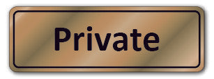 Prestige Silver - Private Sign - Direct Signs