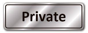 Prestige Silver - Private Sign - Direct Signs