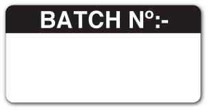 Batching Only Sign BATCH No:-...(Vinyl) - Direct Signs