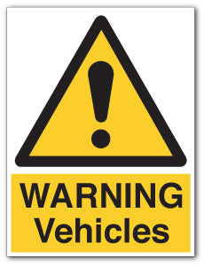 WARNING Vehicles - Direct Signs