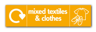 Mixed Textiles and Clothes Recycling - Direct Signs