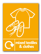 Mixed Textiles and Clothes Recycling - Direct Signs