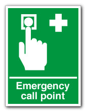 Emergency Test Call Point Sign Emergency call point - Direct Signs