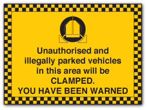 Unauthorised and illegally parked vehicles... - Direct Signs