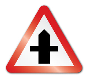 Crossroads symbol (Rigid PVC) - Direct Signs