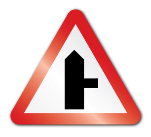 Side road right symbol (Rigid PVC) - Direct Signs
