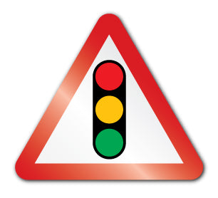 Traffic lights symbol (Self Adhesive) - Direct Signs