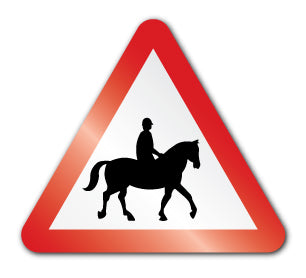 Horse and rider symbol (Rigid PVC) - Direct Signs