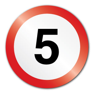 5h Sign 5mph Sign - Direct Signs