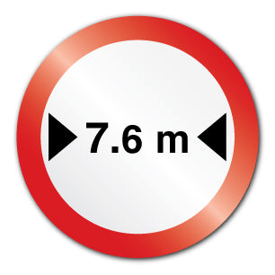 Height restriction 600mmx600mm (Rigid PVC) - Direct Signs