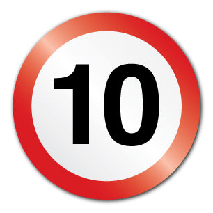 10mph Sign - Direct Signs
