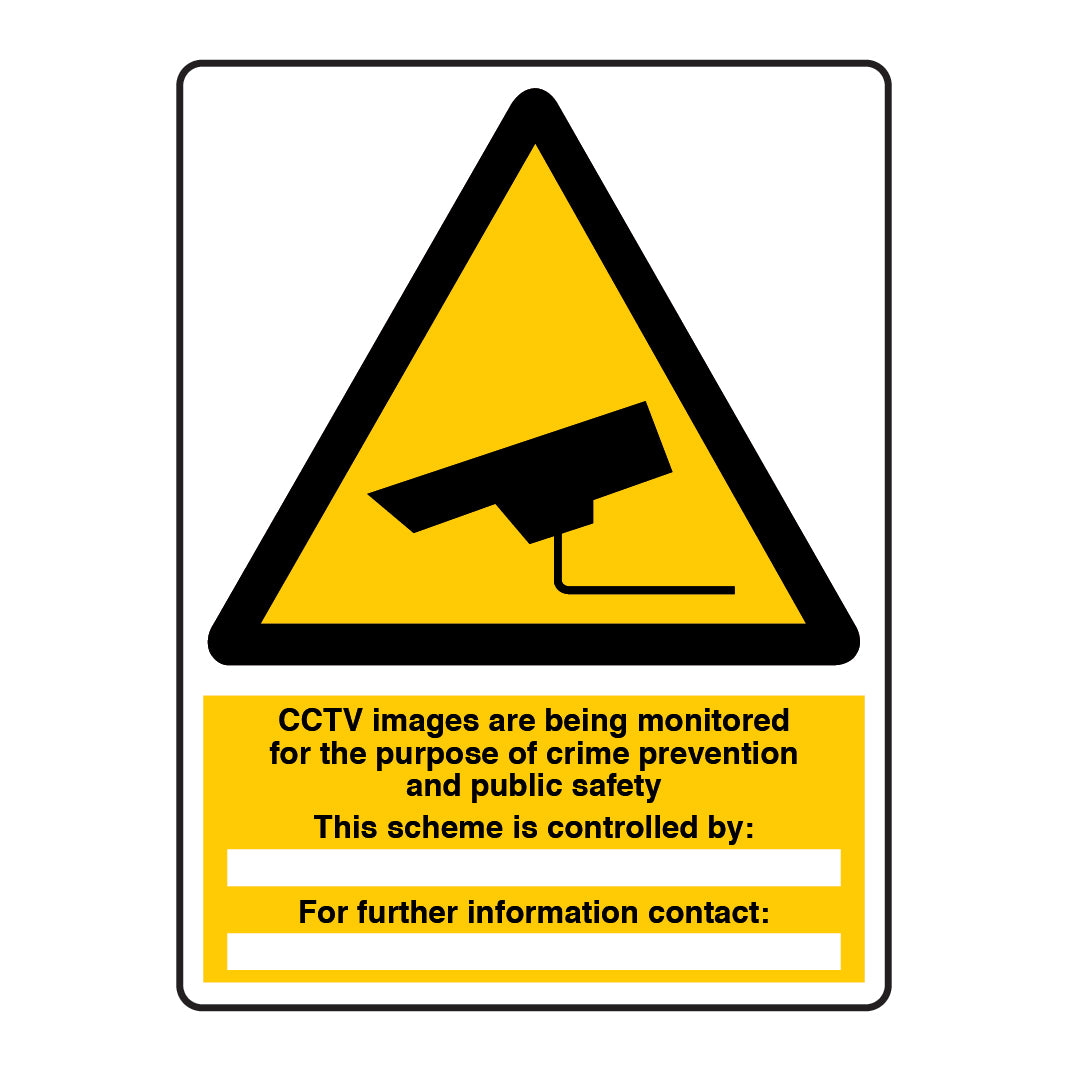 CCTV Images Are Being Monitored Sign - Direct Signs
