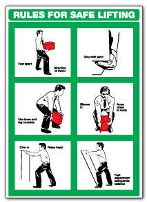RULES FOR SAFE LIFTING - Direct Signs