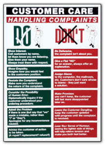 CUSTOMER CARE - HANDLING COMPLIANTS... - Direct Signs