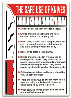 THE SAFE USE OF KNIVES - Direct Signs