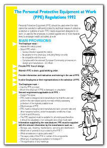 The Personal Protective Equipment at Work (PPE) Regulations 1992 - Direct Signs