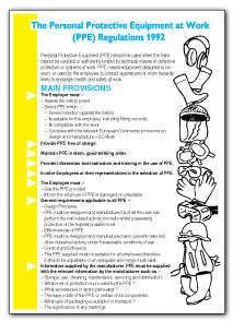 The Personal Protective Equipment at Work (PPE) Regulations 1992 ...