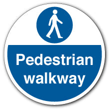 Pedestrian walkway (Floor Sign) - Direct Signs