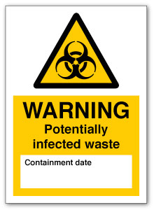 Potentially infected waste - Direct Signs