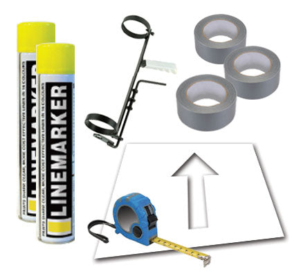 Arrow Social Distancing Stencil Pack - Direct Signs