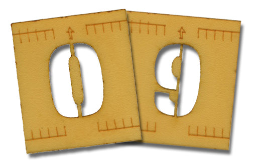 Stencils Numbers Pack - 150mm - Direct Signs