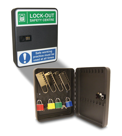 LOCK-OUT SAFETY CENTRE CABINET 4X LOCKS - Direct Signs