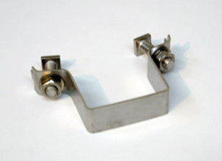 50mm Square Stainless steel clip - Direct Signs