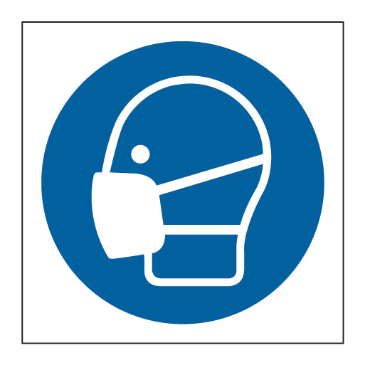 Face Mask Symbol Pictogram - Direct Signs