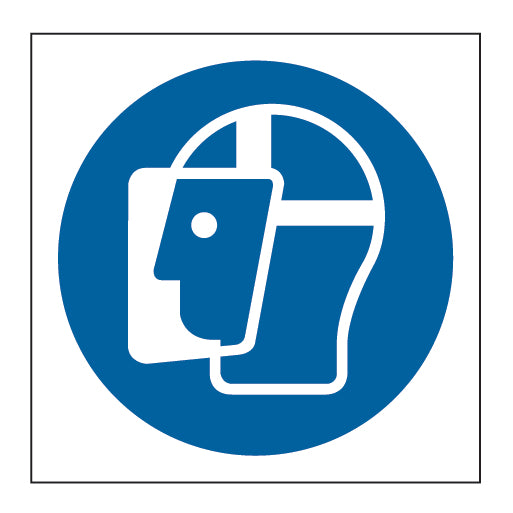 Face Shield Symbol Pictogram - Direct Signs