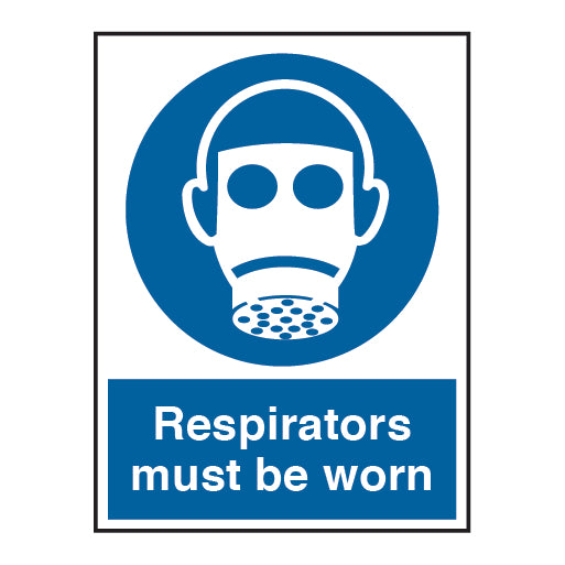 Respirators Must Be Worn PPE Sign - Direct Signs