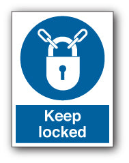 Keep locked - Direct Signs
