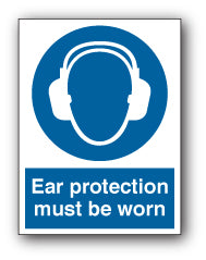 Ear protection must be worn - Direct Signs