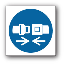 Wear seat belt symbol - Direct Signs