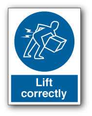 Lift correctly - Direct Signs