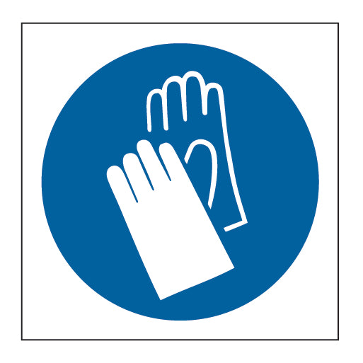 Protective Gloves Symbol Pictogram - Direct Signs