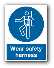 Wear safety harness - Direct Signs