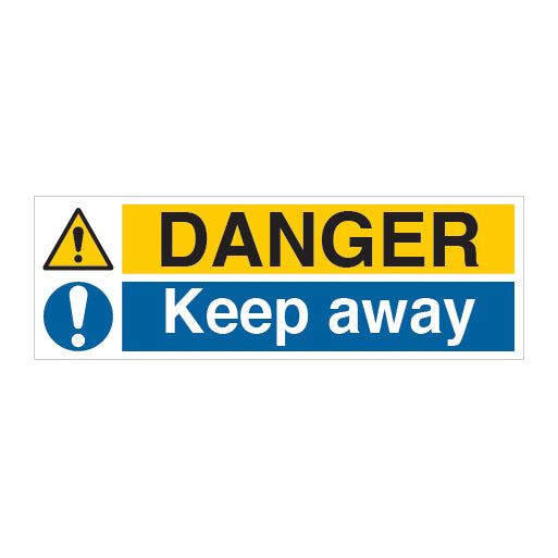 DANGER Keep away Sign - Direct Signs