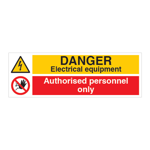 DANGER Electrical Equipment Sign - Direct Signs