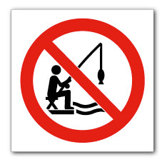 No fishing symbol - Direct Signs