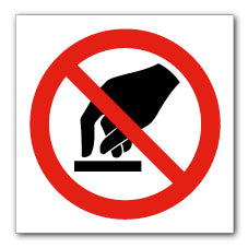 Do not touch symbol - Direct Signs