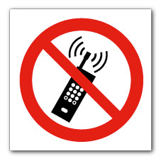 No mobile phones symbol - Direct Signs