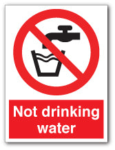 Not drinking water - Direct Signs