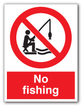 No fishing - Direct Signs