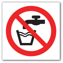 Do not drink symbol - Direct Signs