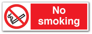 No smoking - Direct Signs