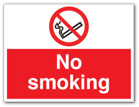 No smoking - Direct Signs