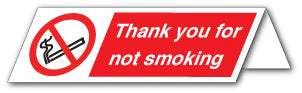Thank you for not smoking - Direct Signs