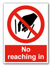 No reaching in - Direct Signs