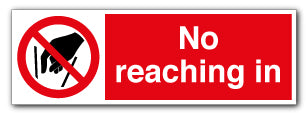 No reaching in - Direct Signs